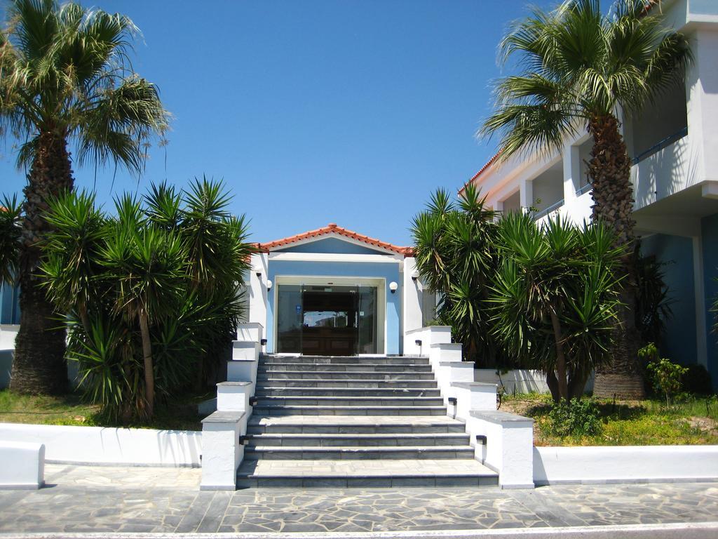 Zefiros Beach Hotel Mykali ภายนอก รูปภาพ